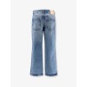 Paula's Ibiza- Blue denim jeans with side embroidered logo