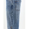 Paula's Ibiza- Blue denim jeans with side embroidered logo