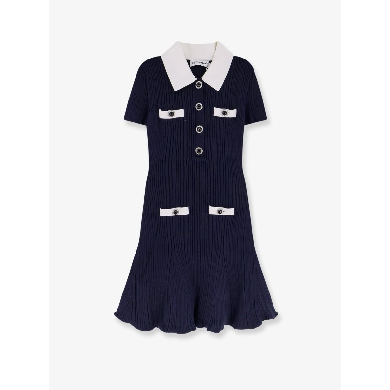 Ribbed mini dress