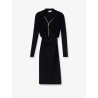 Viscose blend midi dress