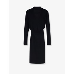 Viscose blend midi dress