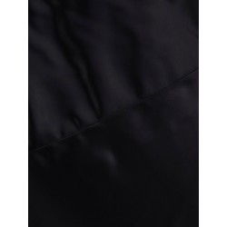 Viscose satin midi skirt