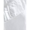 Viscose satin midi skirt