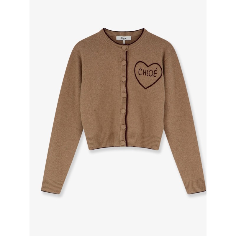 Wool and cashmere wool cardigan