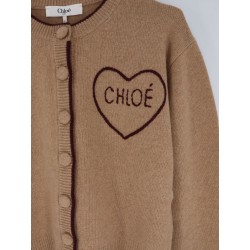 Wool and cashmere wool cardigan