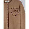 Wool and cashmere wool cardigan