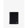 Leather card holder with logo