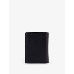 Leather card holder with logo