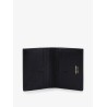 Leather card holder with logo