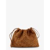 Medium Dustbag in suede with Intrecciato effect