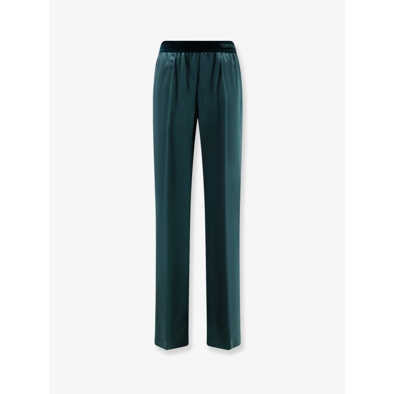 Satin trousers