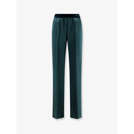 Satin trousers