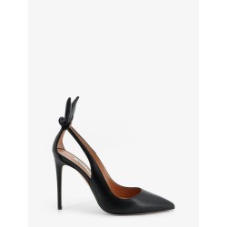 Bow Tie Leather Pumps