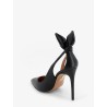 Bow Tie Leather Pumps