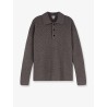 Wool sweater with Intrecciato motif