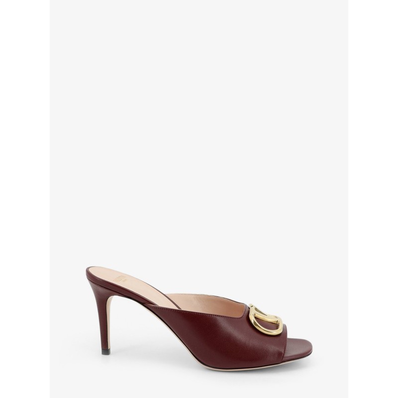 VLogo Signature Leather Sandals
