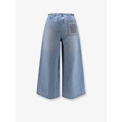 Paulas Ibiza - Cotton trousers with embroidered logo on the back