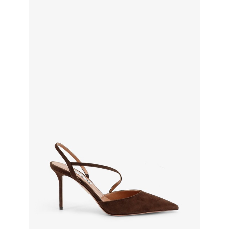 Bow Tie suede pumps