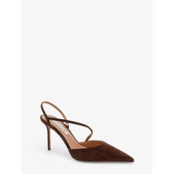 Bow Tie suede pumps