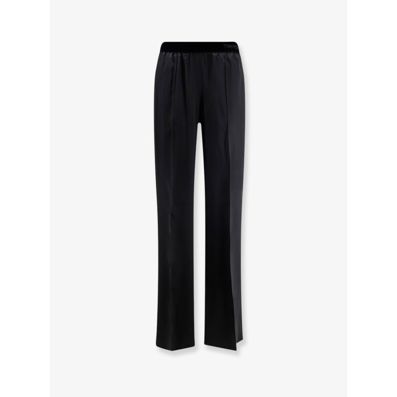 Satin trousers