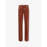 Colored denim trousers