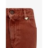 Colored denim trousers