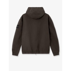 Hooded organic cotton jacket