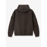 Hooded organic cotton jacket
