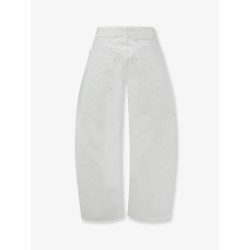 Rodeo white denim trousers