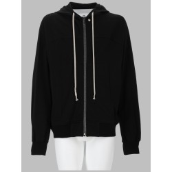 FELPA CON ZIP E CAPPUCCIO