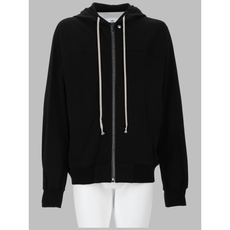 FELPA CON ZIP E CAPPUCCIO