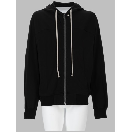 FELPA CON ZIP E CAPPUCCIO