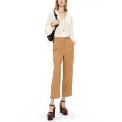 BLUSA CON MANICHE A SBUFFO IN CRÊPE DE CHINE