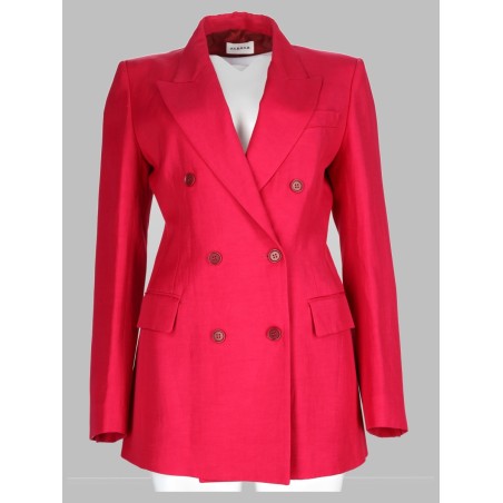 BLAZER DOPPIOPETTO IN VISCOSA E LINO
