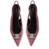 alma triomphe velvet flat slingback 05