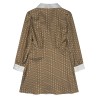 silk twill mini shirt dress