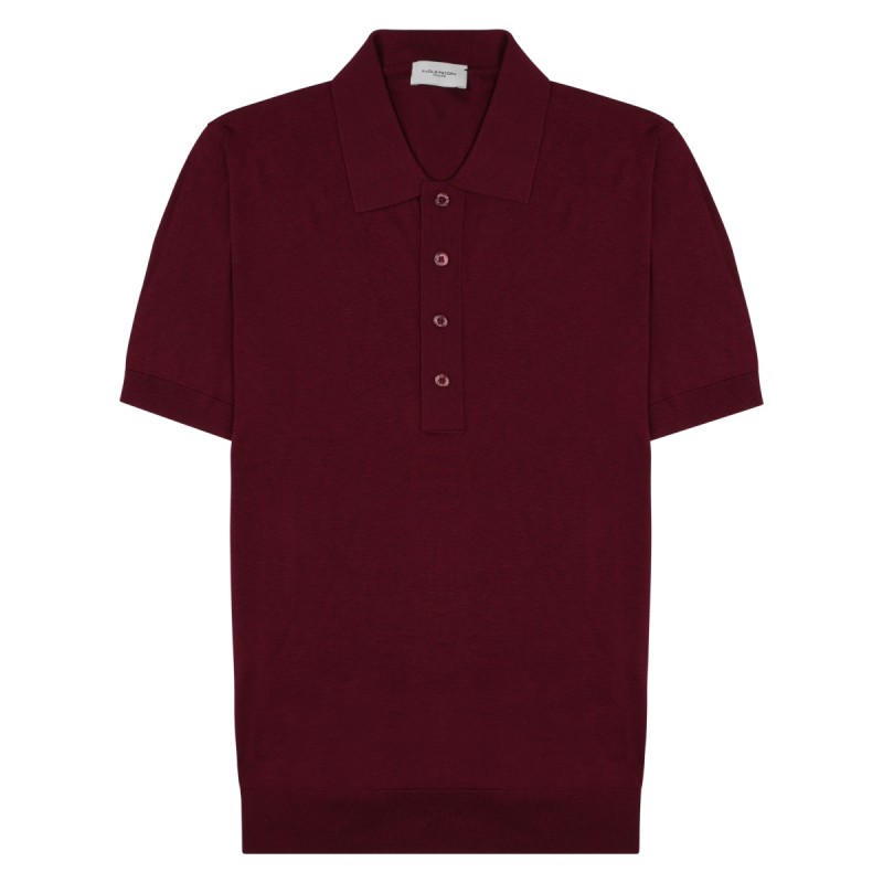 POLO IN SETA MISTO COTONE