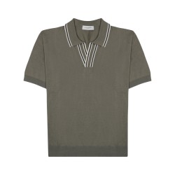 POLO IN SETA MISTO COTONE