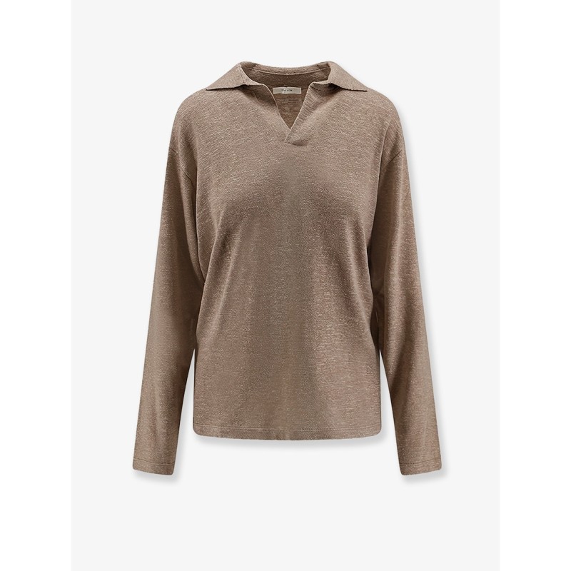 Niosa polo shirt in cotton and linen