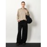 Niosa polo shirt in cotton and linen