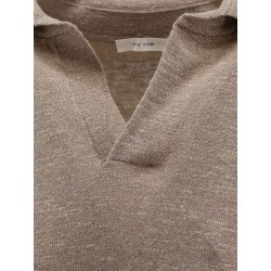 Niosa polo shirt in cotton and linen