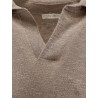 Niosa polo shirt in cotton and linen