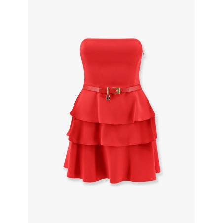 Mini dress with bustier detail