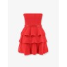 Mini dress with bustier detail