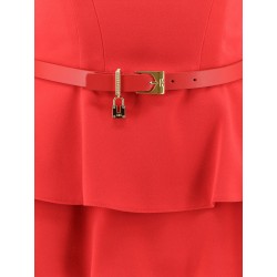 Mini dress with bustier detail