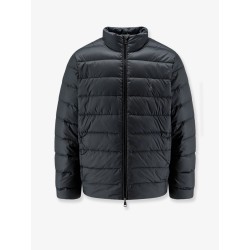 Packable recycled material down jacket