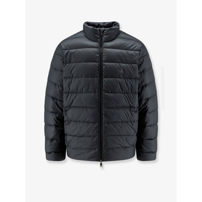 Packable recycled material down jacket
