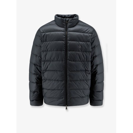 Packable recycled material down jacket
