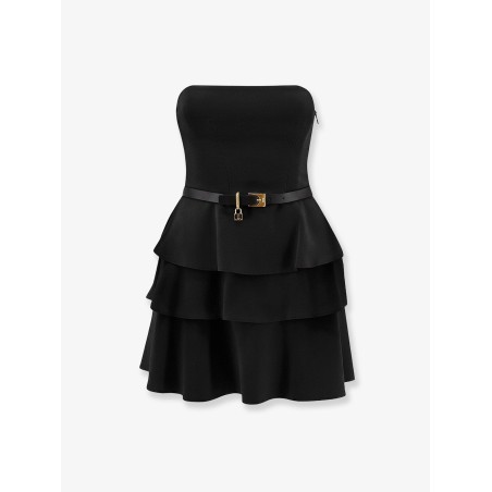 Mini dress with bustier detail