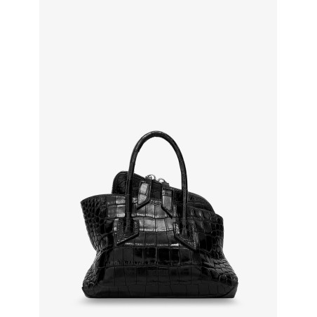 La Passeggiata Mini croco effect leather handbag